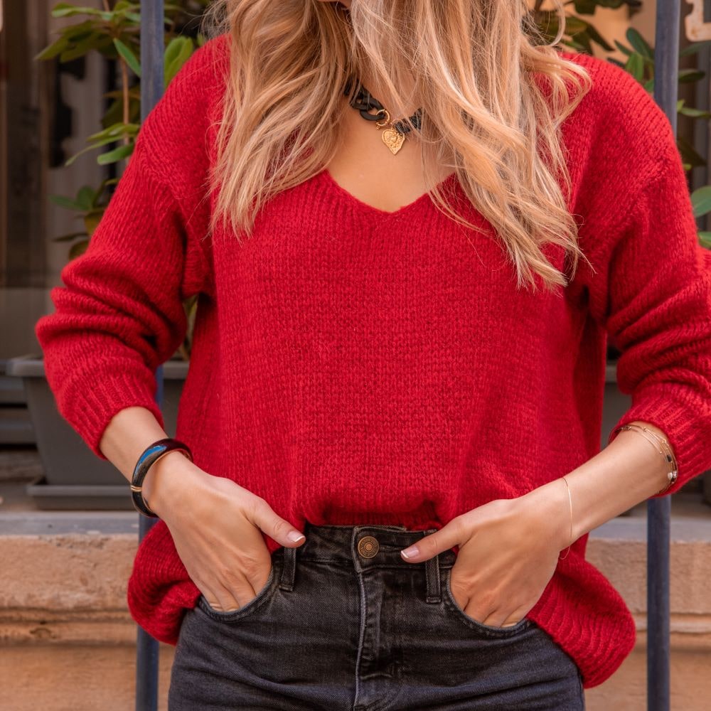 PULL AVA ROUGE.2
