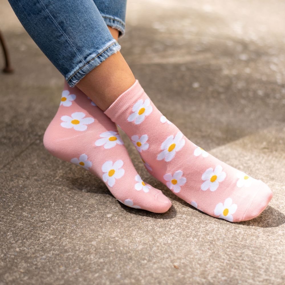 CHAUSSETTES ROSES (4)