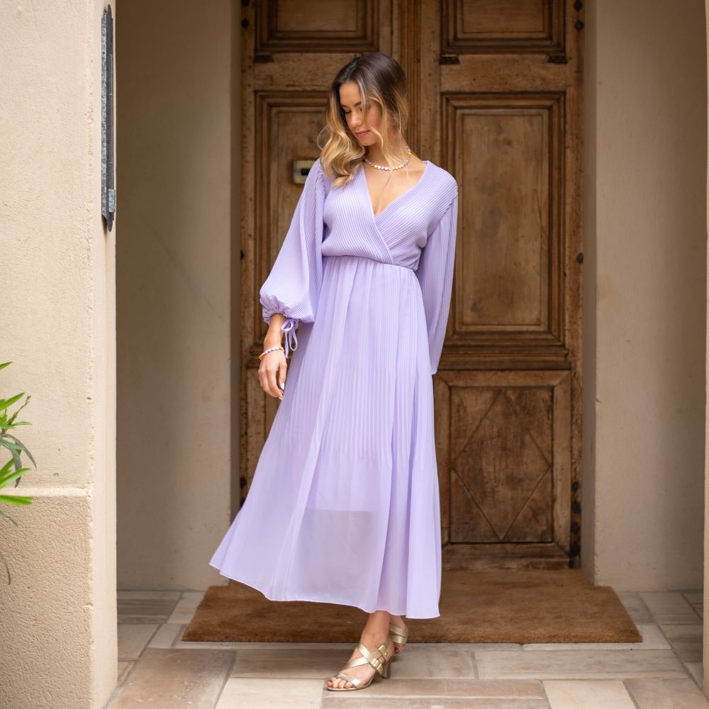 Robe LUCIE Lilas