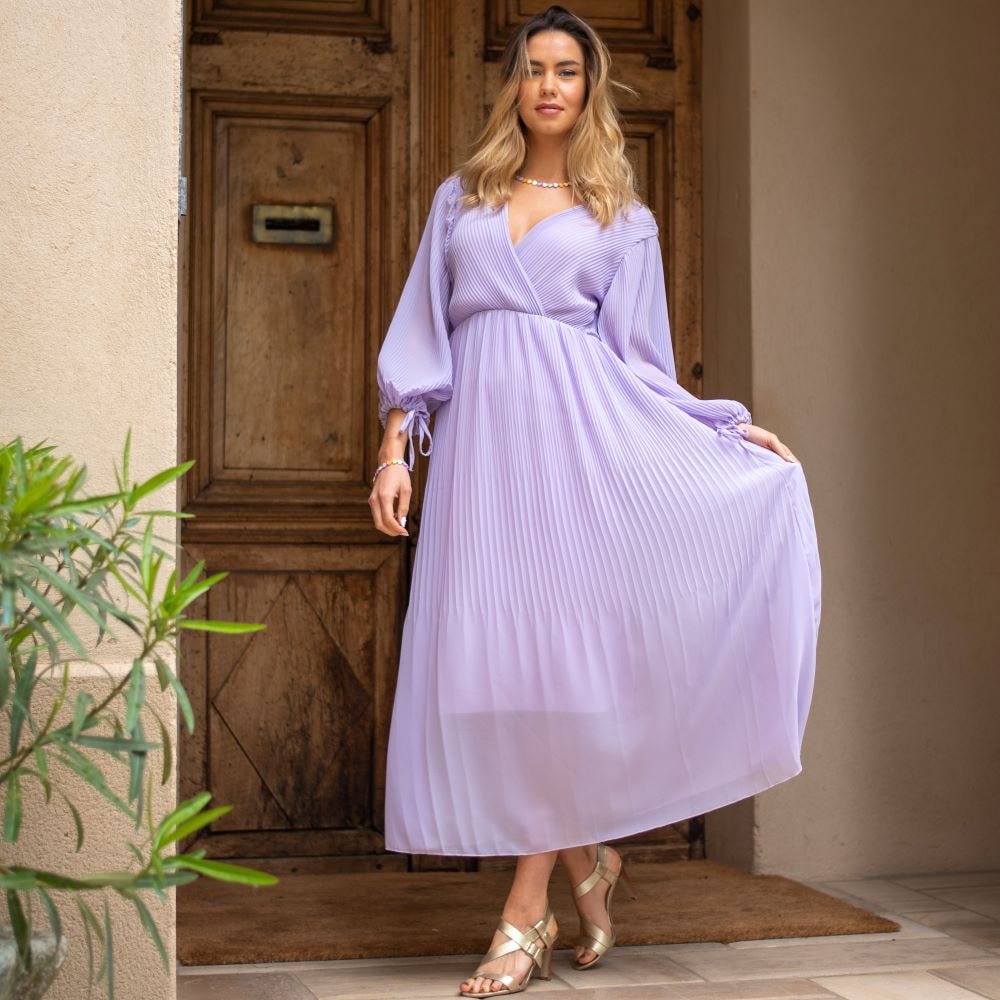 Robe LUCIE Lilas